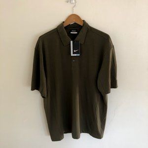 NWT Nike Golf Olive Golf Polo Men's Large